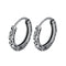ER-GE678, Stainless Steel Unisex Hoop Earrings