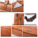 HB-8015 , 14 Inch Leather Laptop Bag,Briefcase for Men,Men's messenger bag