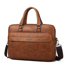 HB-8015 , 14 Inch Leather Laptop Bag,Briefcase for Men,Men's messenger bag