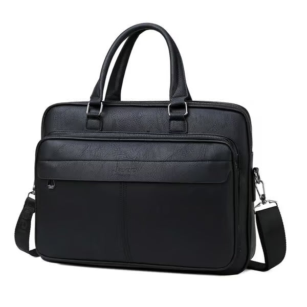 HB-8015 , 14 Inch Leather Laptop Bag,Briefcase for Men,Men's messenger bag