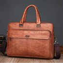 HB-8015 , 14 Inch Leather Laptop Bag,Briefcase for Men,Men's messenger bag