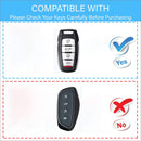 CKC-HALVA-B-Z-GM,HALVA Type B Zinc Alloy Key Cover with Keychain | Smart Key Fob Protector | Durable Anti-Scratch Metal Case