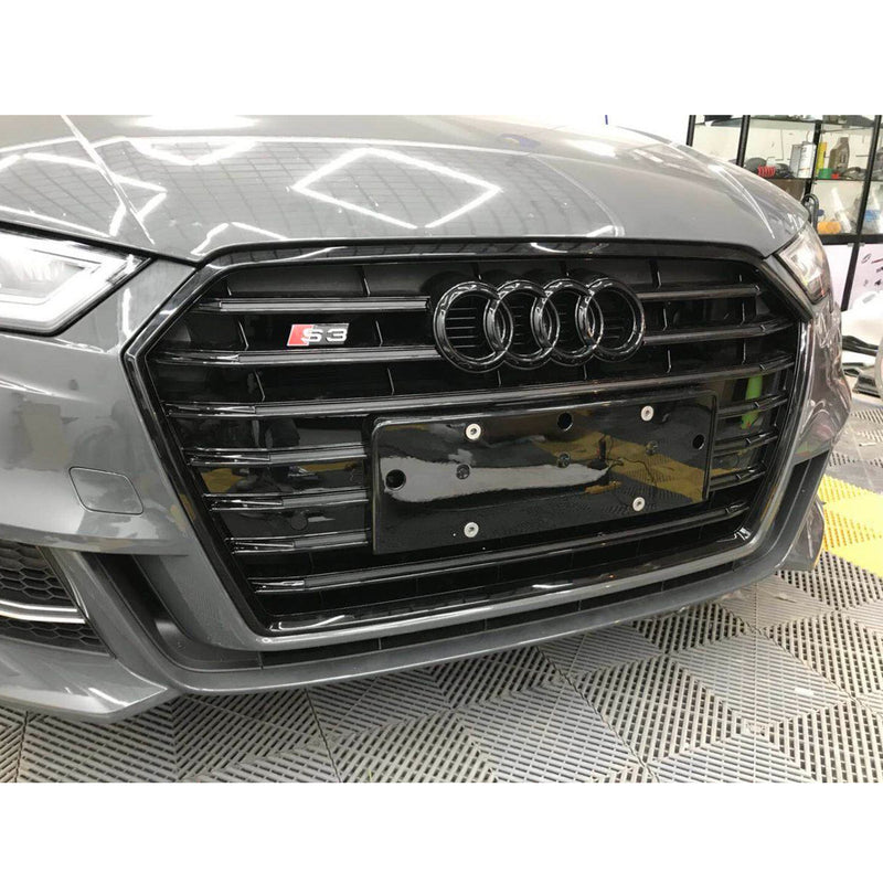 AD-4RC-249-FB, Audi badge cover, Audi emblem cover, Audi four rings cover, Audi logo overlay, Audi car accessories, Audi badge protector, Audi trim cover, Audi styling parts, Audi rings upgrade, Audi front rear badge cover.