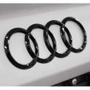 AD-4RC-249-FB, Audi badge cover, Audi emblem cover, Audi four rings cover, Audi logo overlay, Audi car accessories, Audi badge protector, Audi trim cover, Audi styling parts, Audi rings upgrade, Audi front rear badge cover.