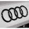 AD-4RC-249-FB, Audi badge cover, Audi emblem cover, Audi four rings cover, Audi logo overlay, Audi car accessories, Audi badge protector, Audi trim cover, Audi styling parts, Audi rings upgrade, Audi front rear badge cover.