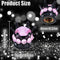 AVC-016,4 Pieces Crown Tire Valve Stem Caps Bling Handmade Crystal Rhinestone Universal Chrome Crown Vehicle Car Tire Caps Covers, Attractive Accessories for Car