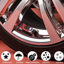 AVC-016,4 Pieces Crown Tire Valve Stem Caps Bling Handmade Crystal Rhinestone Universal Chrome Crown Vehicle Car Tire Caps Covers, Attractive Accessories for Car