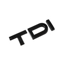 AD-TDI-GBK, High Quality ABS Audi TDI Trunk Badges-Gloss Black