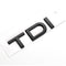 AD-TDI-GBK, High Quality ABS Audi TDI Trunk Badges-Gloss Black