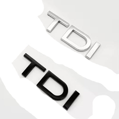 AD-TDI, High Quality ABS Audi TDI Trunk Badges