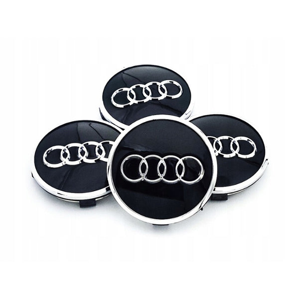 AUDI-RIMCAP-69, 4 PCS Original size AUDI Rim Cap - Ø69mm