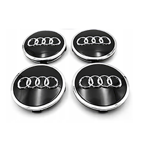 AUDI-RIMCAP-69, 4 PCS Original size AUDI Rim Cap - Ø69mm