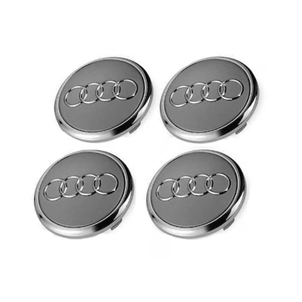 AUDI-RIMCAP-69, 4 PCS Original size AUDI Rim Cap - Ø69mm