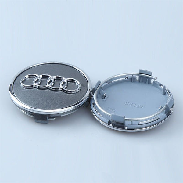 AUDI-RIMCAP-69, 4 PCS Original size AUDI Rim Cap - Ø69mm