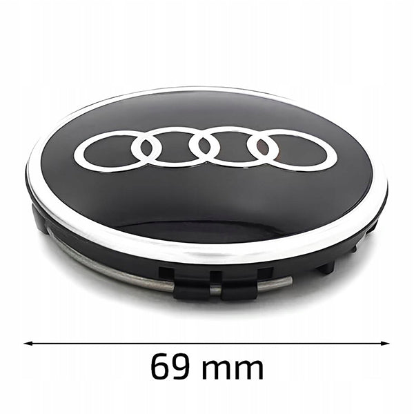 AUDI-RIMCAP-69, 4 PCS Original size AUDI Rim Cap - Ø69mm