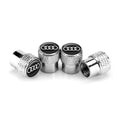 AVC-005-AUDI-02, Car & Motorcycle Aluminium Tyre Air Valve Caps