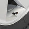 AVC-005-VW-R-02 ,4PCS Rline Emblem Chrome Diamond Knurled Aluminium Tyre Air Valve Caps