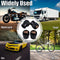 AVC-005-VW-R-02 ,4PCS Rline Emblem Chrome Diamond Knurled Aluminium Tyre Air Valve Caps