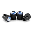 AVC-005-CHANGAN-01 ,4PCS CHANGAN Emblem Chrome Diamond Knurled Aluminium Tyre Air Valve Caps