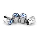 AVC-005-CHANGAN-01 ,4PCS CHANGAN Emblem Chrome Diamond Knurled Aluminium Tyre Air Valve Caps