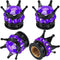 AVC-016,4 Pieces Crown Tire Valve Stem Caps Bling Handmade Crystal Rhinestone Universal Chrome Crown Vehicle Car Tire Caps Covers, Attractive Accessories for Car