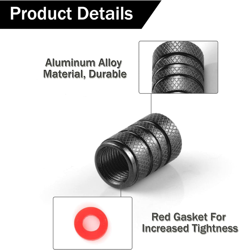 AVC-012, imix home-5PCS All Brand Emblem Aluminium Tyre Air Valve Caps with O Rubber Seal,Corrosion Resistant,No air Leaking,Dustproof,Universal Stem Covers for Cars Trucks Motorcycles SUVs and Bikes