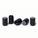 AVC-012, imix home-5PCS All Brand Emblem Aluminium Tyre Air Valve Caps with O Rubber Seal,Corrosion Resistant,No air Leaking,Dustproof,Universal Stem Covers for Cars Trucks Motorcycles SUVs and Bikes