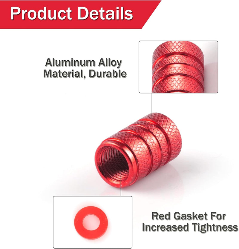 AVC-012, imix home-5PCS All Brand Emblem Aluminium Tyre Air Valve Caps with O Rubber Seal,Corrosion Resistant,No air Leaking,Dustproof,Universal Stem Covers for Cars Trucks Motorcycles SUVs and Bikes