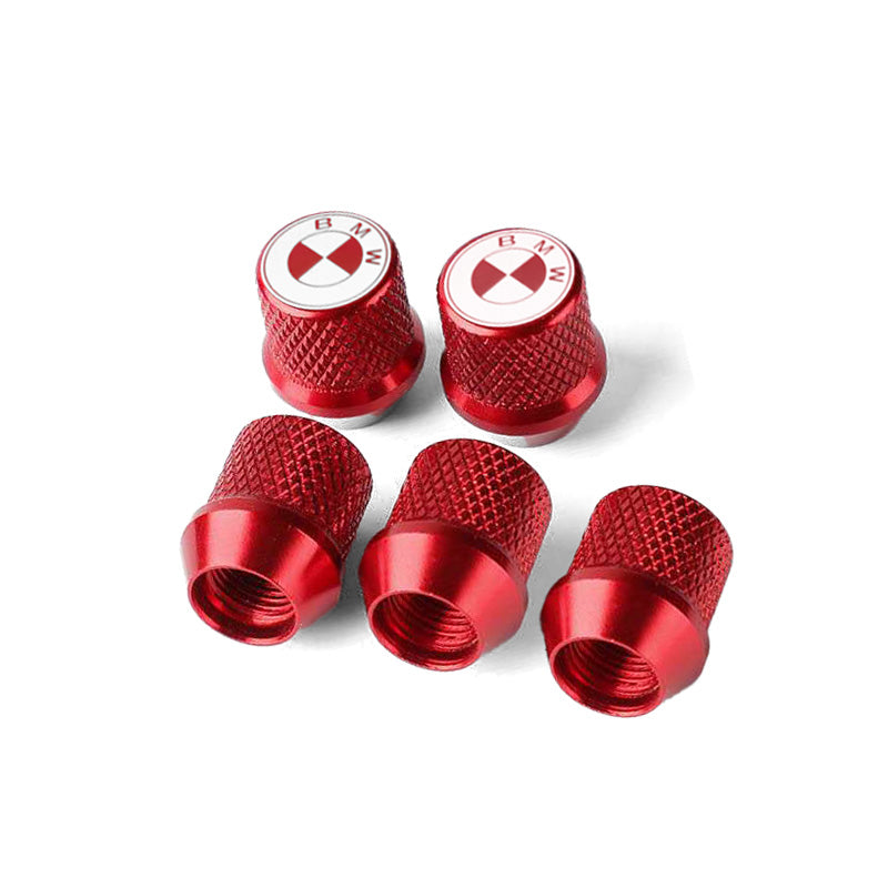 AVC-015, imix home-5PCS All Brand Emblem Aluminium Tyre Air Valve Caps -Premium Alloy, Luxury Finish