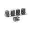 AVC-015, imix home-5PCS All Brand Emblem Aluminium Tyre Air Valve Caps -Premium Alloy, Luxury Finish