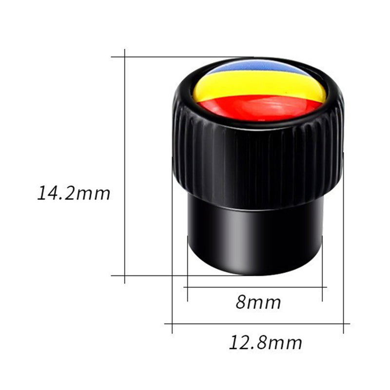 AVC-005-VO-01, Car & Motorcycle Aluminium Tyre Air Valve Caps