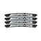 AWE-AMG-01, 4PCS 3D Wheel hub Stickers Decorative Stickers AMG Sticker car Logo Badge Stickers Aluminum Alloy Material for All Mercedes-Benz Models Accessories