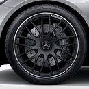 AWE-AMG-01, 4PCS 3D Wheel hub Stickers Decorative Stickers AMG Sticker car Logo Badge Stickers Aluminum Alloy Material for All Mercedes-Benz Models Accessories
