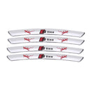 AWE-SLINE-01, 4PCS 3D Wheel hub Stickers Decorative Stickers, Aluminum Alloy Material for All AUDI S LINE Models Accessories