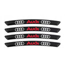 AWE-AUDI-01, 4PCS 3D Wheel hub Stickers Decorative Stickers, Aluminum Alloy Material for All AUDI Models Accessories