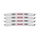 AWE-AUDI-01, 4PCS 3D Wheel hub Stickers Decorative Stickers, Aluminum Alloy Material for All AUDI Models Accessories