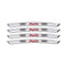 AWE-AUDI-01, 4PCS 3D Wheel hub Stickers Decorative Stickers, Aluminum Alloy Material for All AUDI Models Accessories