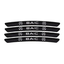 AWE-BAIC-01, 4PCS 3D Wheel Hub Stickers Decorative Stickers, Aluminum Alloy Material for All BAIC Models Accessories