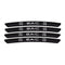 AWE-BAIC-01, 4PCS 3D Wheel Hub Stickers Decorative Stickers, Aluminum Alloy Material for All BAIC Models Accessories
