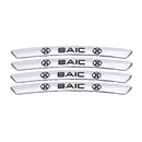 AWE-BAIC-01, 4PCS 3D Wheel Hub Stickers Decorative Stickers, Aluminum Alloy Material for All BAIC Models Accessories