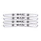 AWE-BAIC-01, 4PCS 3D Wheel Hub Stickers Decorative Stickers, Aluminum Alloy Material for All BAIC Models Accessories