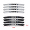 AWE-BM-01, 4PCS 3D Wheel hub Stickers Decorative Stickers M Sticker car Logo Badge Stickers Aluminum Alloy Material for All BMW Models Accessories