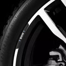 AWE-BMW-02, 4PCS 3D Wheel hub Stickers Decorative Stickers M Sticker car Logo Badge Stickers Aluminum Alloy Material for All BMW Models Accessories
