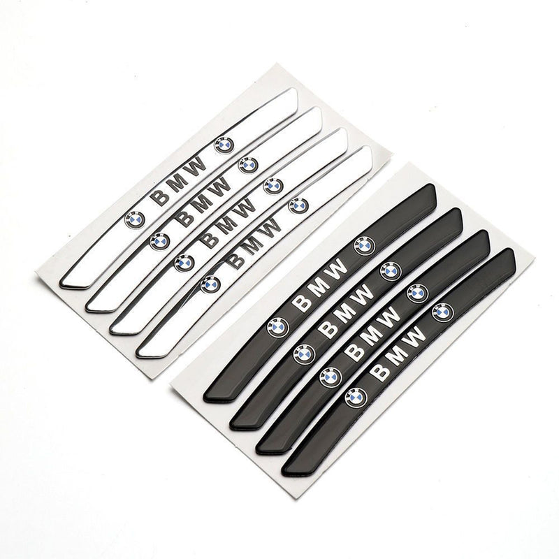 AWE-BMW-02, 4PCS 3D Wheel hub Stickers Decorative Stickers M Sticker car Logo Badge Stickers Aluminum Alloy Material for All BMW Models Accessories