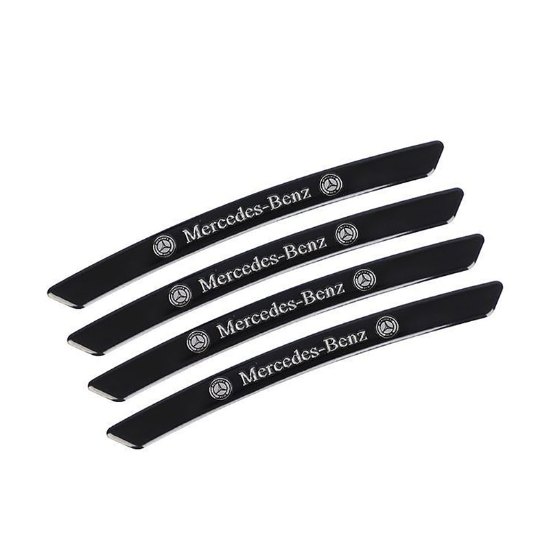 AWE-MBZ-01, 4PCS 3D Wheel hub Stickers Decorative Stickers, Aluminum Alloy Material for All Mercedes Benz Models Accessories
