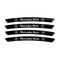AWE-MBZ-01, 4PCS 3D Wheel hub Stickers Decorative Stickers, Aluminum Alloy Material for All Mercedes Benz Models Accessories