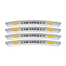 AWE-CHEVROLET-01, 4PCS 3D Wheel Hub Stickers Decorative Stickers, Aluminum Alloy Material for All CHEVROLET Models Accessories