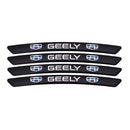 AWE-GEELY-01, 4PCS 3D Wheel Hub Stickers Decorative Stickers, Aluminum Alloy Material for All GEELY Models Accessories