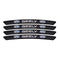 AWE-GEELY-01, 4PCS 3D Wheel Hub Stickers Decorative Stickers, Aluminum Alloy Material for All GEELY Models Accessories