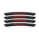 AWE-HAVAL-01, 4PCS 3D Wheel Hub Stickers Decorative Stickers, Aluminum Alloy Material for All HAVAL Models Accessories